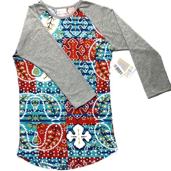 LuLaRoe Randy Raglan T-shirt - Picture 3 of 8